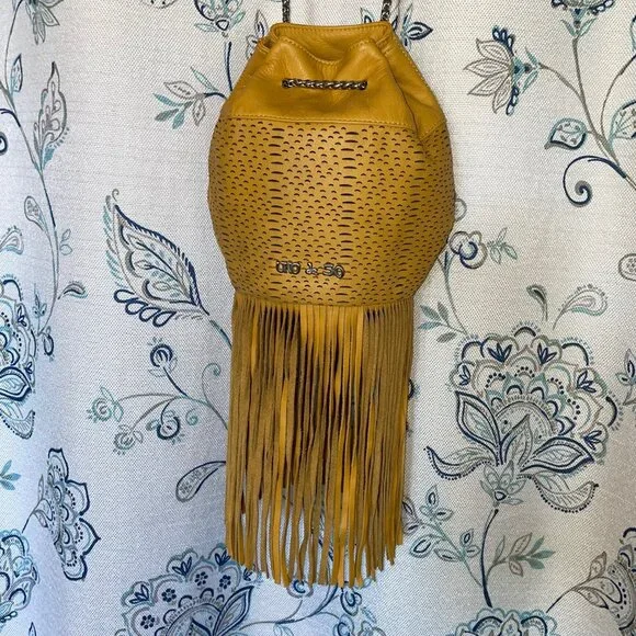 UNO de 50 fringed leather bag - Picture 12 of 15